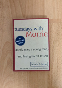 Brand New Tuesdays With Morrie Novel 