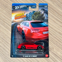 Hot Wheels Hot Wagons 17 Audi RS 6 Avant Red Cracked Blister