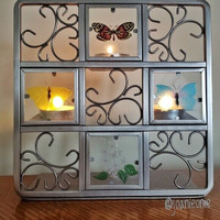 PARTYLITE BUTTERFLY VOTIVE CANDLE HOLDER