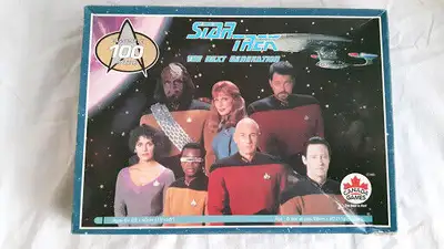 This 1993 jigsaw puzzle from the popular TV show is missing 2 pieces (see last photo). Perfect for s...