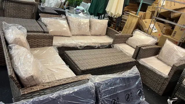 One of Most popular rattan Conversation Set w 2  storage box in Patio & Garden Furniture in Markham / York Region - Image 3