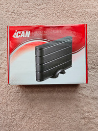 iCAN 3.5" SATA HDD Aluminum Enclosure USB 3.0 - Black