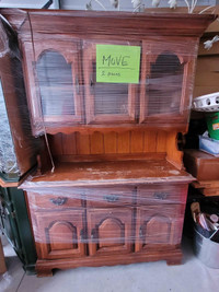 Free Buffet and Hutch (detachable 2 pieces)