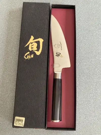 Shun Classic Alton's Angled Japanese 6" Damascus Chef's Knife -, View more