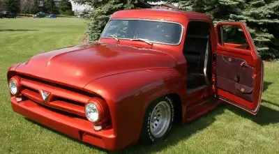 1953 MERCURY M100 CUSTOM CLASSIC TRUCK, REBUILT 429 DOVE, REBUILT AUTO C 6 , 9'' POSI REAR END , A/C...