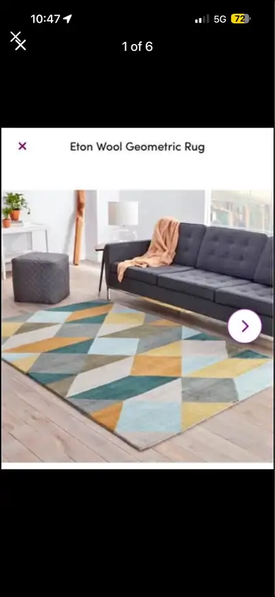 8x11 Wool Area Rug, View more