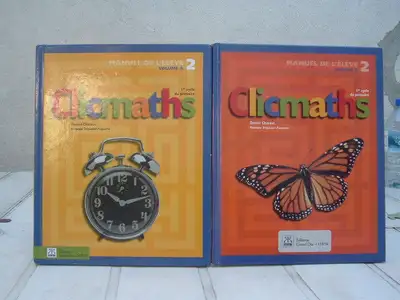 Clicmaths Manuel d'Élève 2e, 3e, 4e, 5e, 6e année primaire, View more