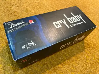 Cry Baby Classic wah pedal with Fasel inductor. Hardly ever used. Model - GCB95F