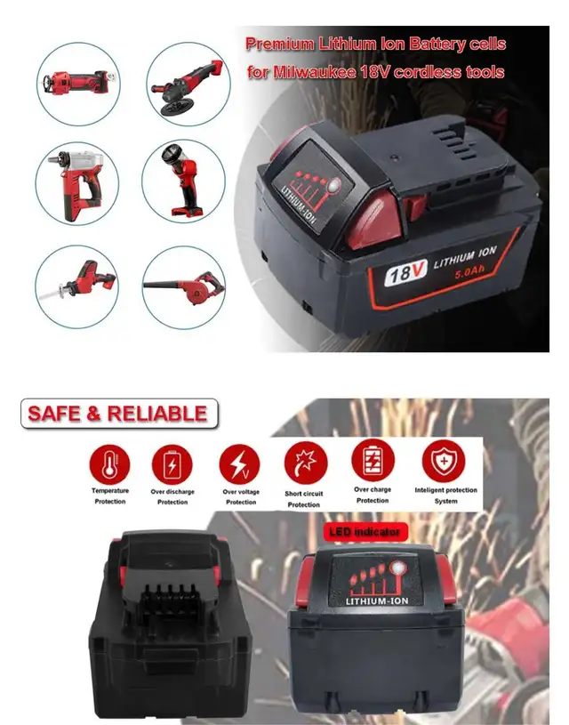 Milwaukee M18 Battery in Power Tools in Oakville / Halton Region - Image 3