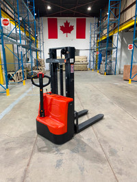 Electric Low Profile Stacker - Fork Over Style - 3300lbs