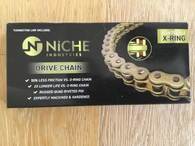 brand new chain for Bikes. 420VM- X Niche Industries. its 92 links long. Comes with chain lock and i...