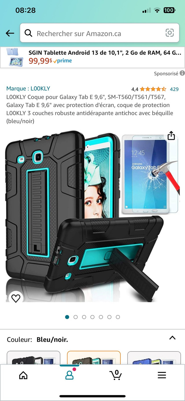 Case tablette Samsung  dans Accessoires pour iPad et tablettes  à Longueuil/Rive Sud - Image 2