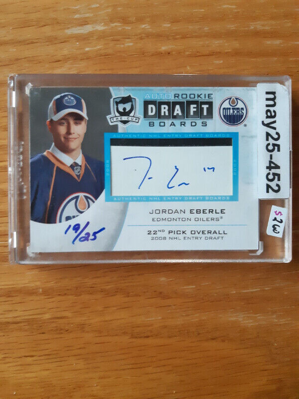 2010-11 Upper Deck The Cup Draft Boards 19/25 Jordan Eberle RC in Arts & Collectibles in St. Catharines