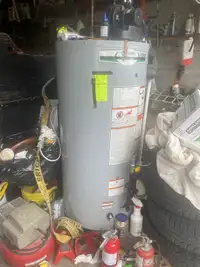 Hot water tank gas