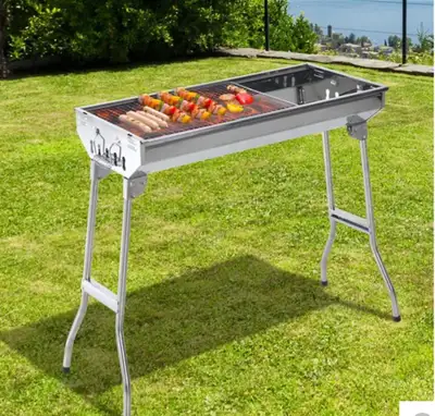 Brand New Portable Charcoal Bbq - 30 x 75cm, View more