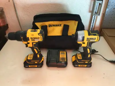 Dewalt impact and Drill set., View more