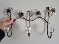 Flower Coat Rack/Hooks