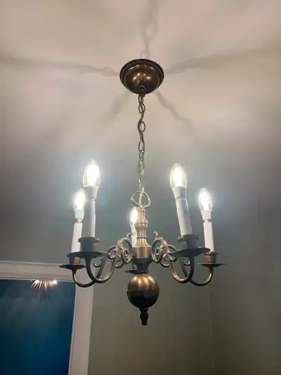 Lightweight 5-Light Vintage-Style Chandelier, View more