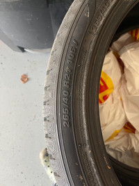 Winter tires 265/40 R21
