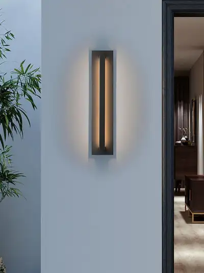 23 inch Long Outdoor Wall Lights LED, Modern Black Led Porch Lig, View more