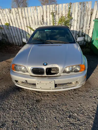 2001 bmw 325ci convertible 5 speed CAR NEEDS WORK! I picked it up a year or so ago before that it wa...