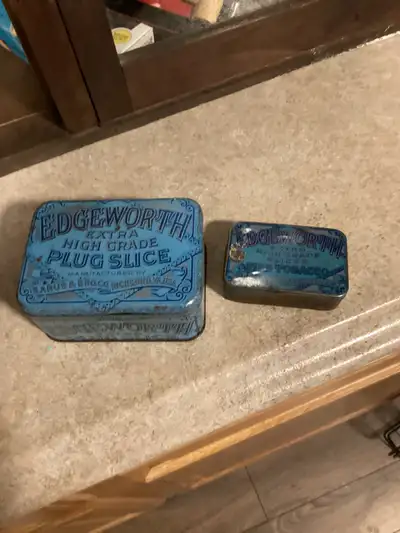 Edgeworth tobacco tins, View more