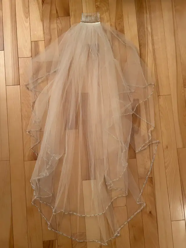 Bridal Veil in Wedding in Cape Breton - Image 3