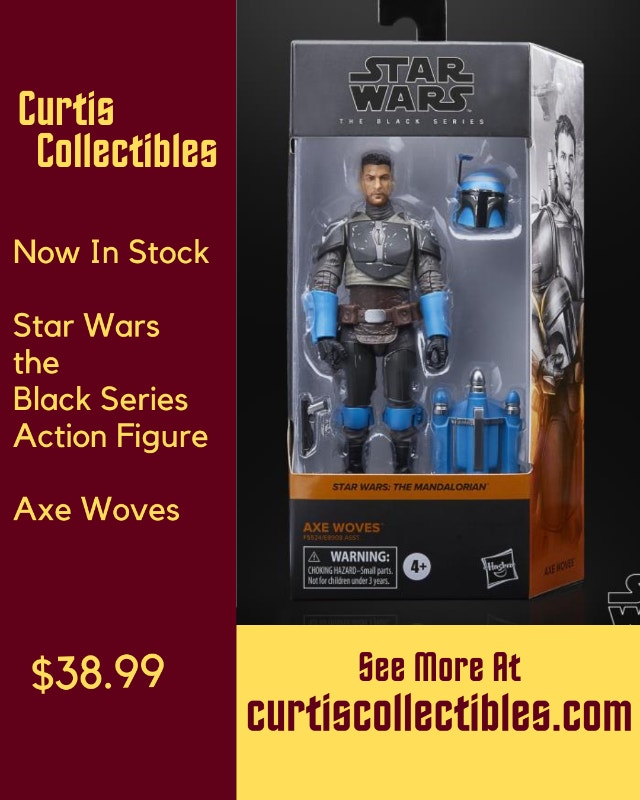 Star Wars the Black Series Mandalorian Axe Woves Action Figures Toys
