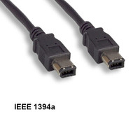 Cable IEEE-1394A 6 Pin Male to Male Firewire 400 Mbps