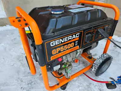 Generator only 2 hours runtime, still paint on exaust, converted and tested with propane, clean burn