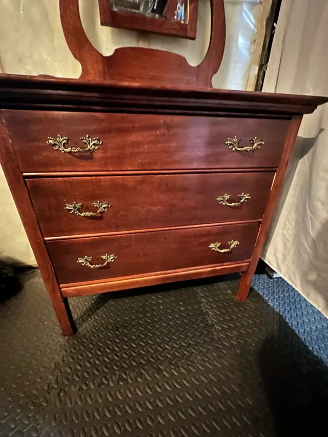 Antique Dresser  in Dressers & Wardrobes in Calgary - Image 4