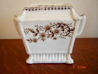 Antique Alfred Fenton Brown Elsmere Pattern Transferware Bowl