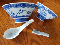 ORIENTAL  SERVING DISHES
