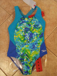 NEW Speedo swimsuits Girl size 8