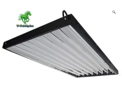 T-TekHydro T5 HO 8 Lamps 4ft L Complete Fixture, View more