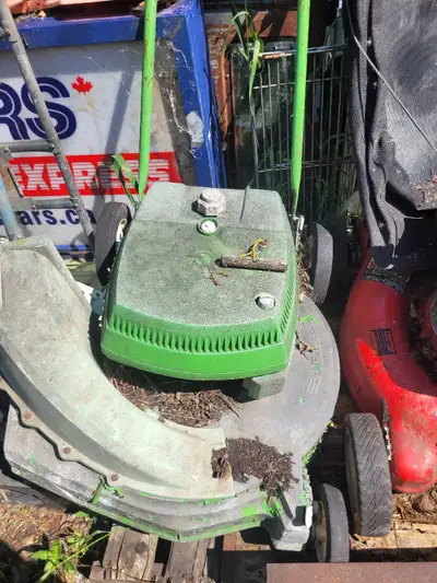 Vintage lawnboy lawnmower. 100 lawnmowers out here!, View more