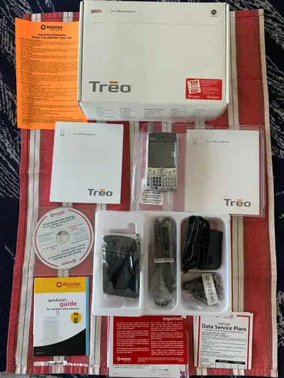 PalmOne Treo 600 –Rare -Vintage -PDA Smartphone–Unused-Open Box., View more
