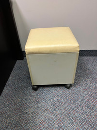 Sewing/storage stool