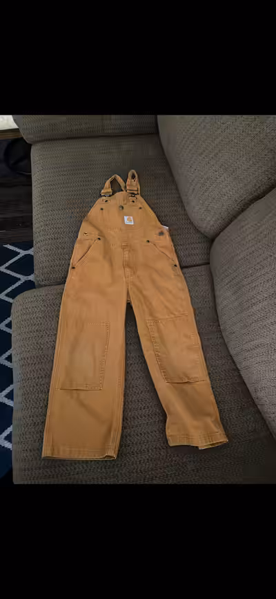 Like new size five kids bib coveralls $40 obo fcfs