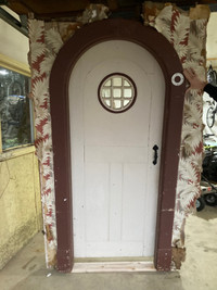 Antique arched door