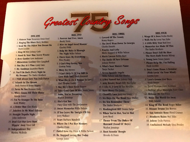 Reader's Digest Music: 75 Greatest Country Songs in CDs, DVDs & Blu-ray in Oshawa / Durham Region - Image 2