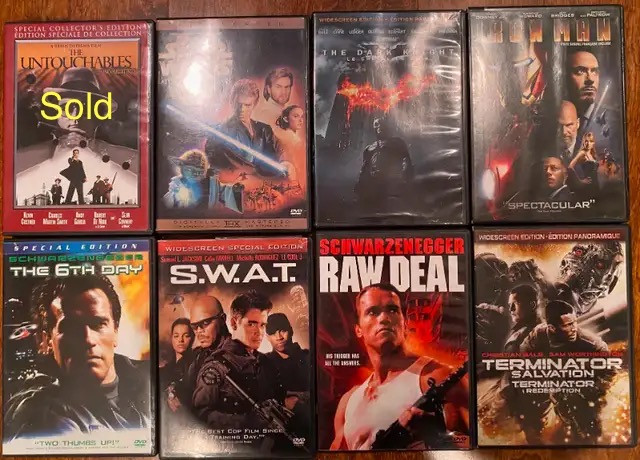 VARIOUS DVD'S - $3 EACH OR 5 FOR $10 - UPDATED LIST in CDs, DVDs & Blu-ray in Mississauga / Peel Region
