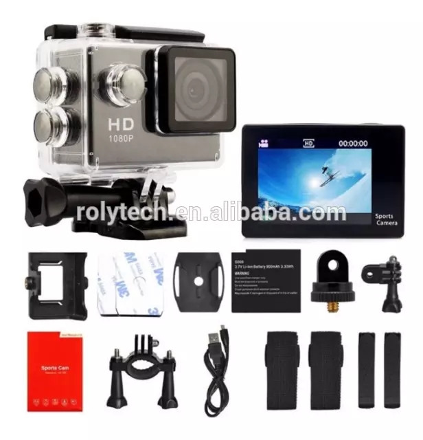 Sport Camera Kit Includes 1-sport camera 2-mount kit 3-sd card dans Appareils photo et caméras  à Edmundston - Image 2