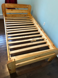 Solid wood single bed frame 