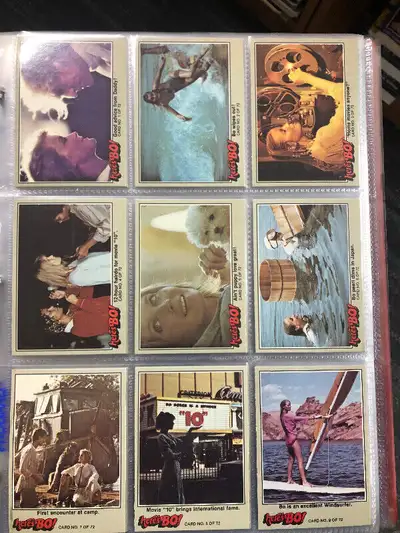 Here’s Bo Card Set &Mini-Posters 1981 Fleer. Based on the movie Tarzan The Ape Man starring Bo Derek...