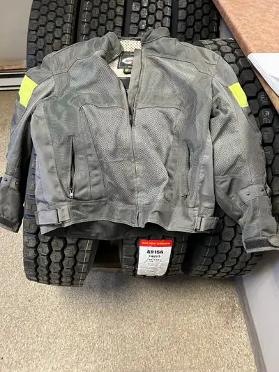 I think this is a pretty pricey jacket - check out joerocket.ca. It needs a good cleaning but no rip...