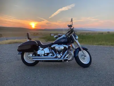 2004 Harley Fatboy 88 CI 5 speed great bike selling because I have a different one and don’t use it...