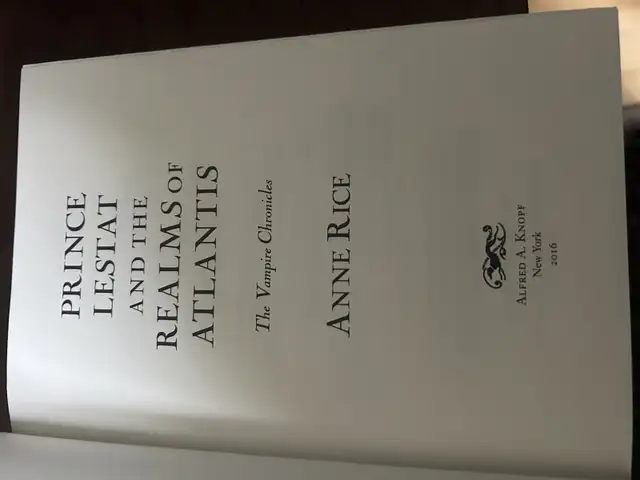 Anne Rice Prince Lestat and the Realms of Atlantis in Fiction in City of Toronto - Image 10