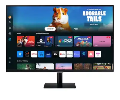 Samsung 32 inch M5 Black FHD Smart Monitor with Smart TV Apps, View more