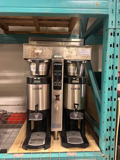 "You are viewing a Fetco Drip Coffee Maker CBS-2052e . Overall measurements are 22"" W x 20"" D x 37...